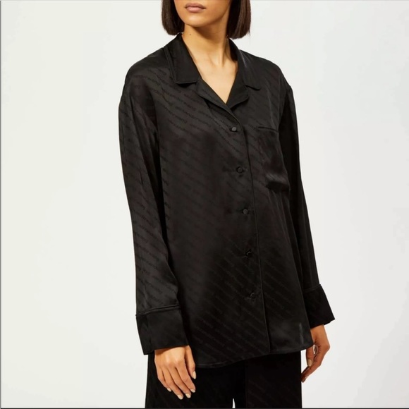Alexander Wang pyjama silk shirt
